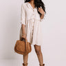 Talk Of The Town Shift Dress In Birch Image - 1