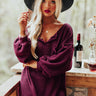 Forever Fall Waffle Knit Top in Windsor Wine Image - 1