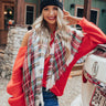 New Seasons Plaid Blanket Scarf Image - 1