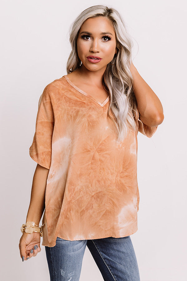 Best Place To Be Tie Dye Shift Top Image - 2