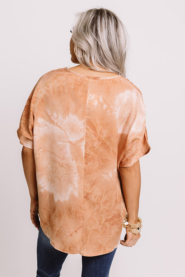 Best Place To Be Tie Dye Shift Top Image - 4