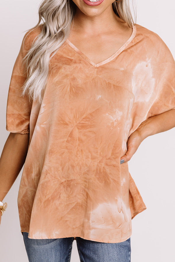 Best Place To Be Tie Dye Shift Top Image - 3