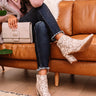 The Colette Snake Print Bootie Image - 1