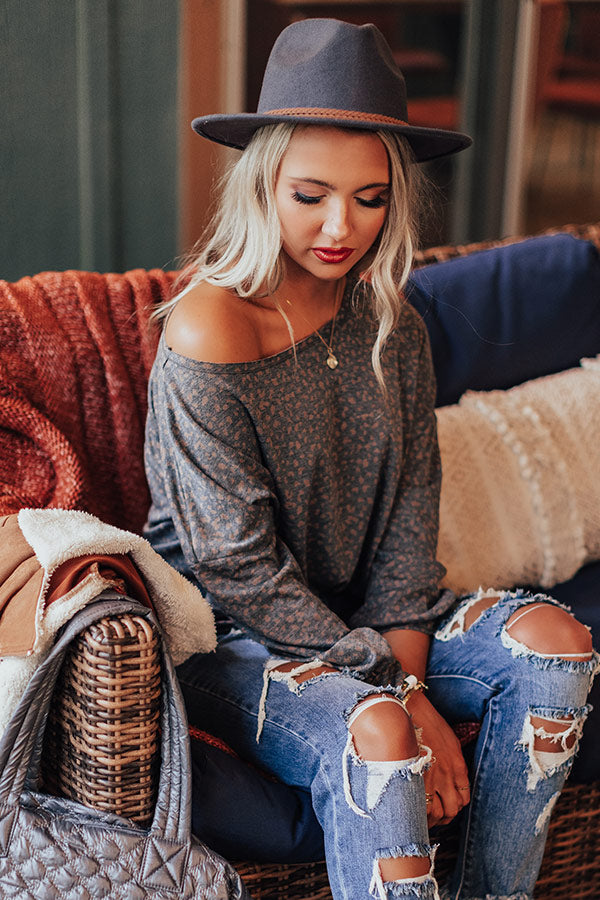 Moment Of Calm Leopard Top Image - 4