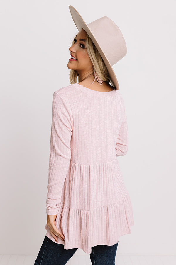 Worth The Wait Shift Top In Pink Image - 4