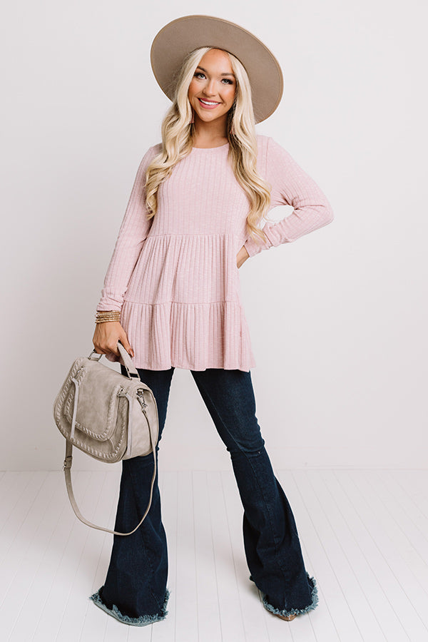 Worth The Wait Shift Top In Pink Image - 2