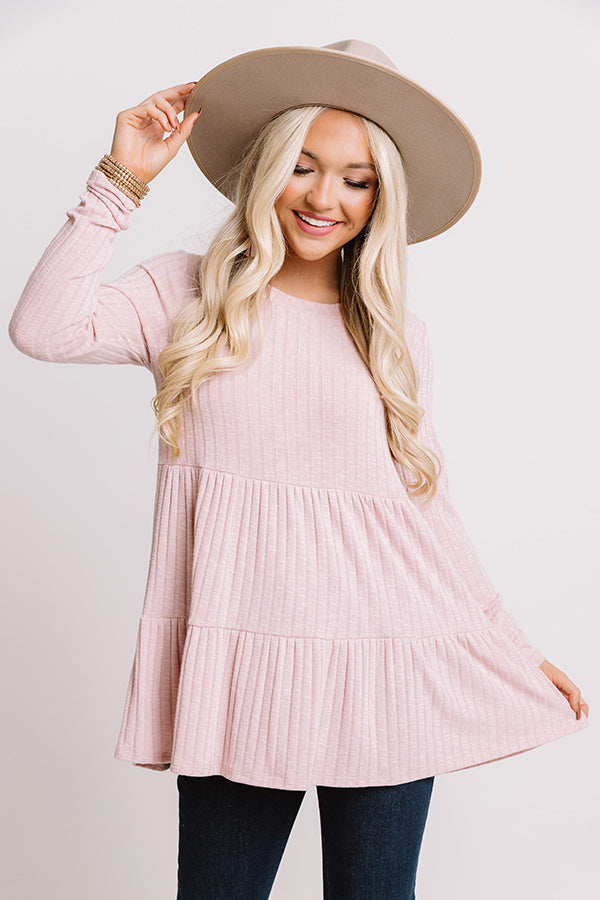 Worth The Wait Shift Top In Pink Image - 1