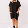 Holding Hands Babydoll Dress In Black Curves Image - 1