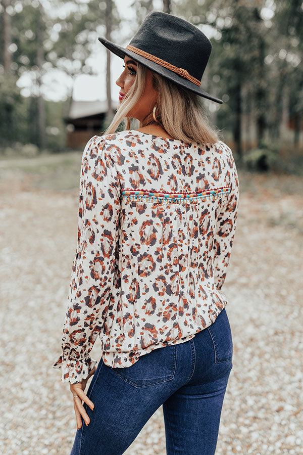 Party For Two Leopard Shift Top Image - 5