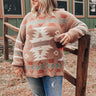 Lost In The Adirondacks Sweater In Mocha   Curves Image - 1