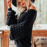 Campfire Crush Knit Sweater In Black Image - 1