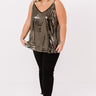 Chardonnay Chic Sequin Shift Tank In Black Curves Image - 1