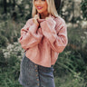 Cozy Mindset Sweater In Blush Image - 1