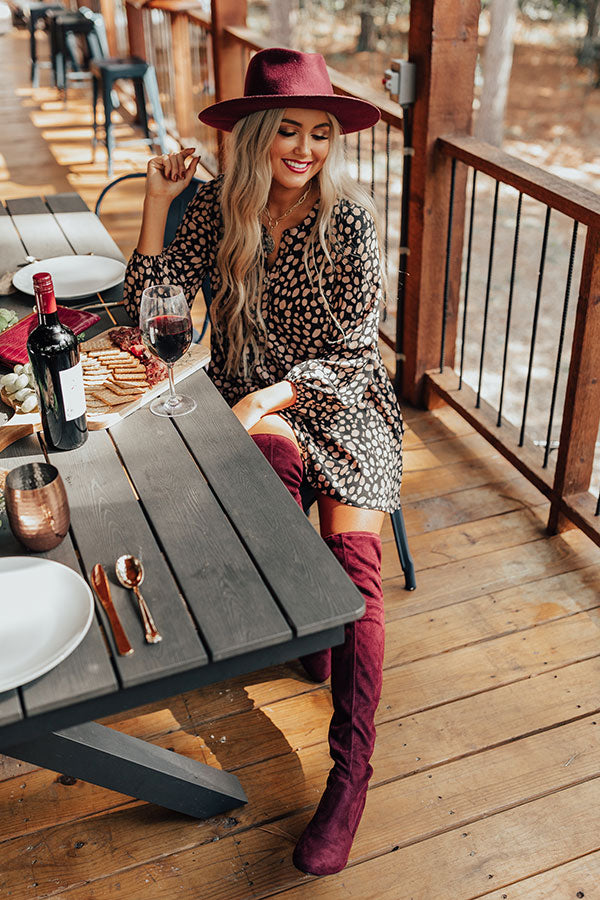 Flirty Babe Tunic Dress in Black Image - 3