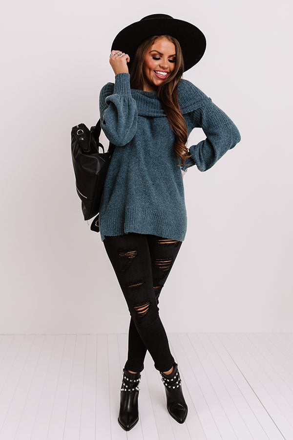 Soft Spun Sweater In Riverside Image - 1