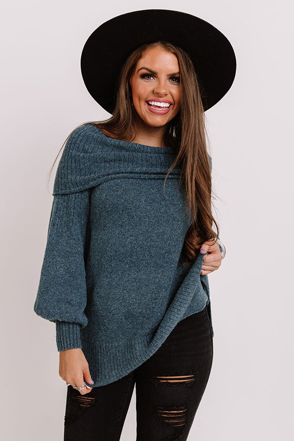 Soft Spun Sweater In Riverside Image - 2