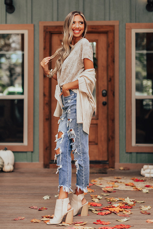 Latte Social Snake Print Tie Top Image - 5