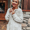 Never Too Cozy Cable Knit Cardigan In White Image - 1