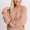 Cider Snuggles Knit Sweater In Latte Image - 1
