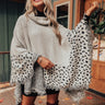 Mountain Mornings Leopard Poncho In Ivory Image - 1