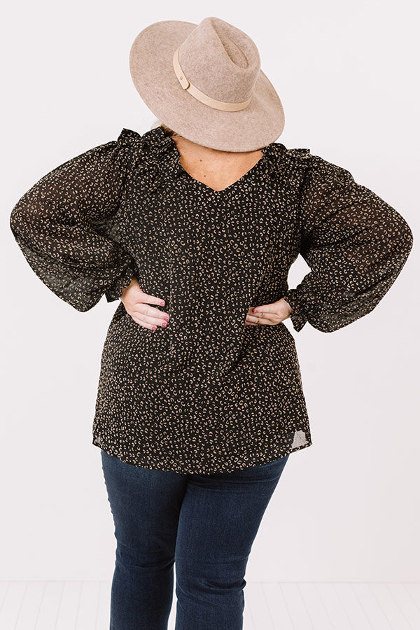 Lighting Candles Shift Top In Black   Curves Image - 4