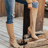 The Aura Faux Suede Boot In Iced Mocha Image - 1