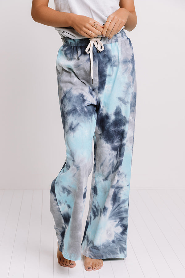 Cue The Cozy Tie Dye Pants Image - 1