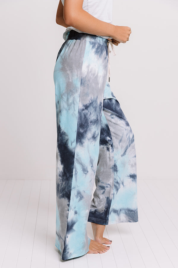 Cue The Cozy Tie Dye Pants Image - 3