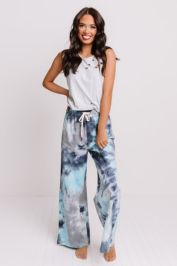 Cue The Cozy Tie Dye Pants Image - 5
