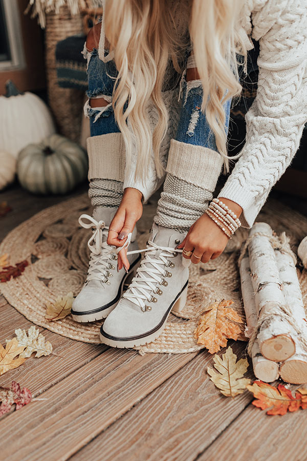 The Remi Bootie In Grey Image - 2