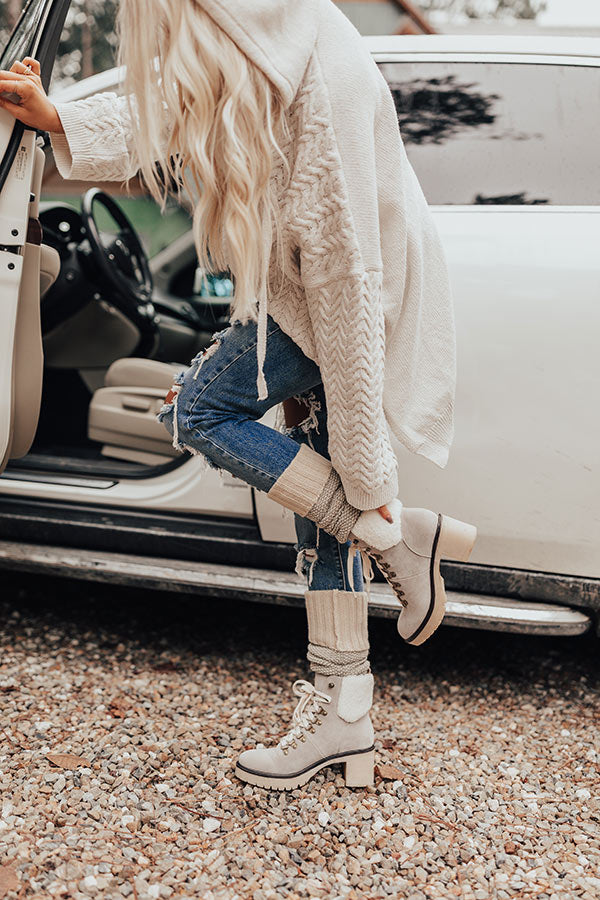 The Remi Bootie In Grey Image - 1