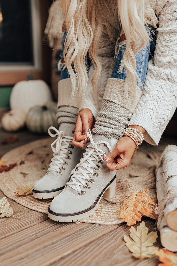 The Remi Bootie In Grey Image - 3