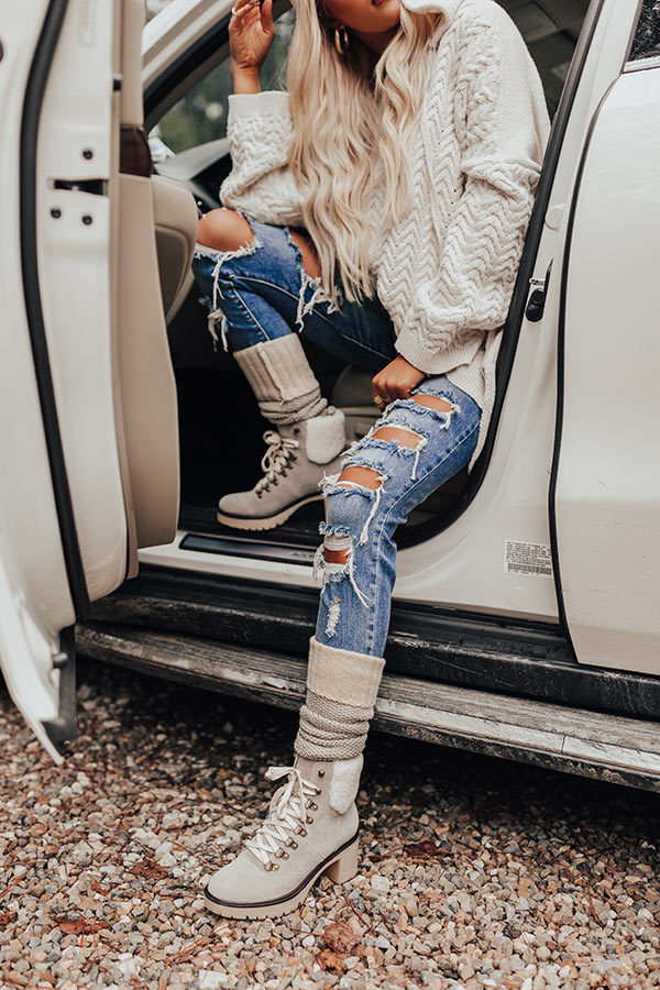 The Remi Bootie In Grey ⢠Impressions Online Boutique