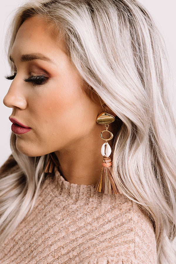 Kingston Tassel Earrings in Mocha Image - 1