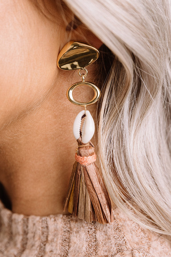 Kingston Tassel Earrings in Mocha Image - 2