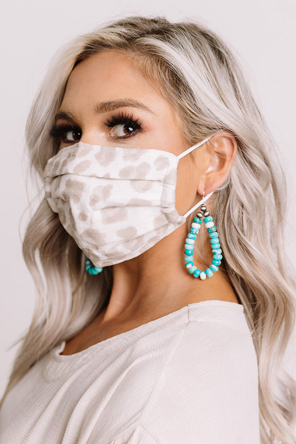 Cotton Mask 3pc Set in Blush Image - 2