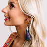 Kingston Tassel Earrings in Blue Image - 1