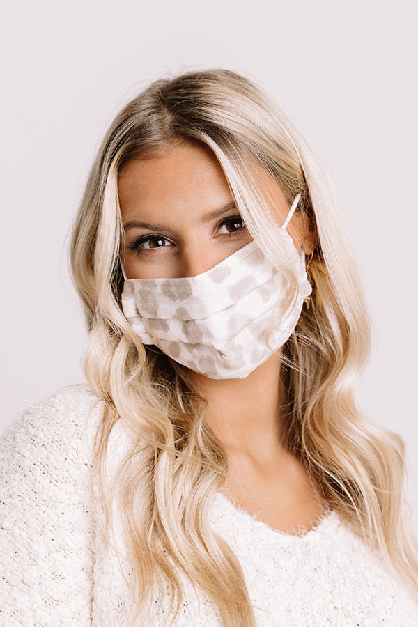 Cotton Mask 3pc Set in Leopard Image - 2