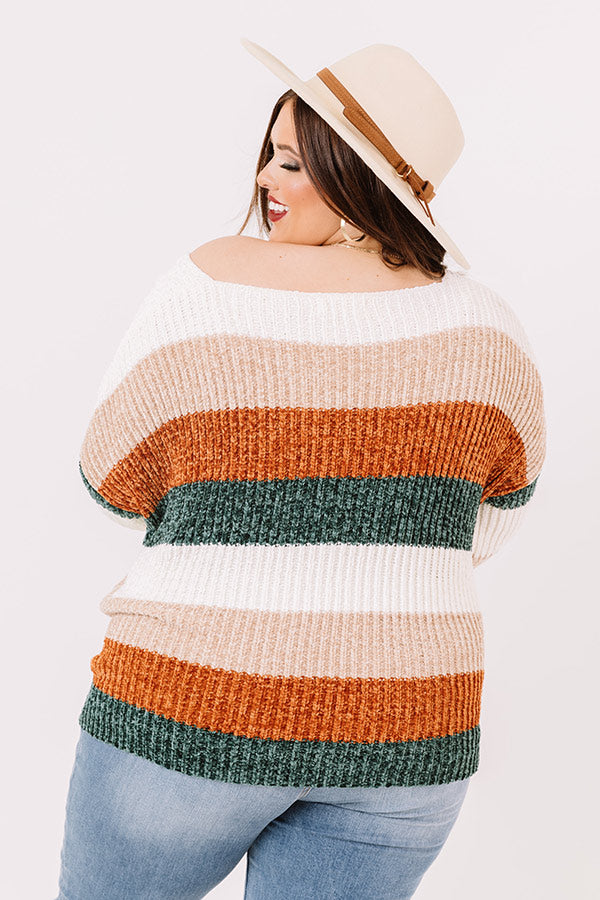 London Snuggles Chenille Sweater   Curves Image - 5