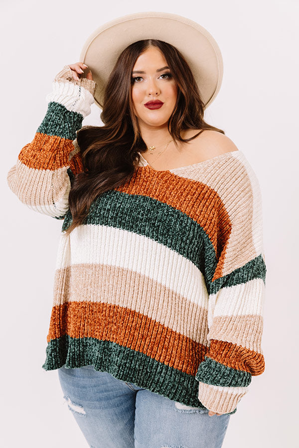 London Snuggles Chenille Sweater   Curves Image - 1