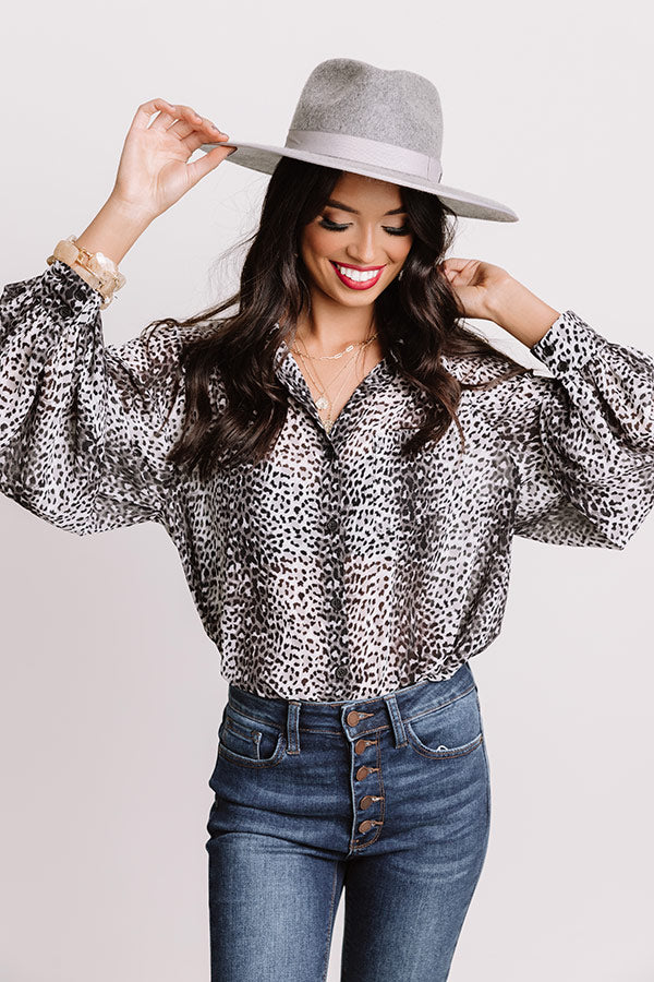Witty Charm Leopard Top