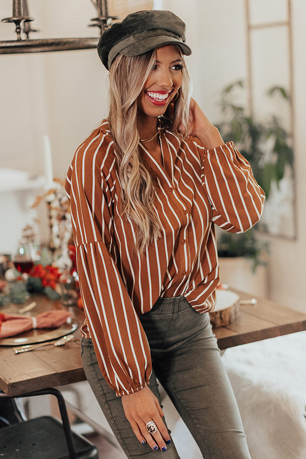 Trading Secrets Stripe Top Image - 4