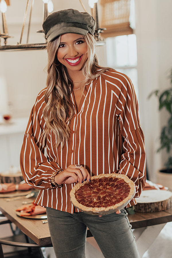 Trading Secrets Stripe Top Image - 2