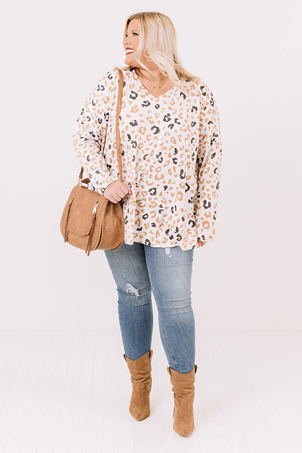 We Meet Again Leopard Top   Curves Image - 1