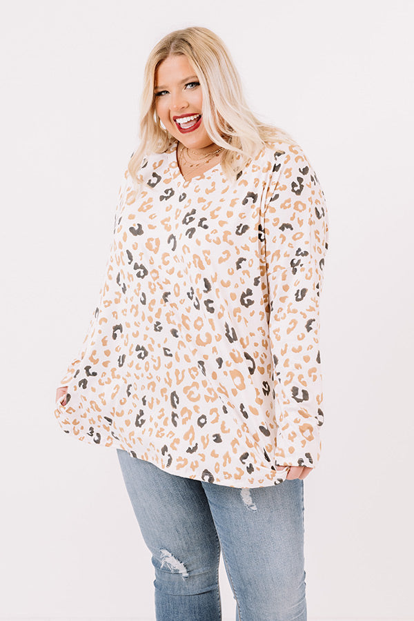 We Meet Again Leopard Top   Curves Image - 2