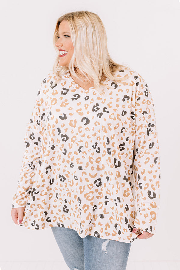 We Meet Again Leopard Top   Curves Image - 3