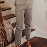 The Levy High Waist Pants In Grey Image - 1