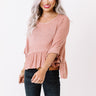 Campus Stroll Shift Top In Blush Image - 1