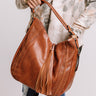 Dating In Denver Faux Leather Tote In Maple Image - 1