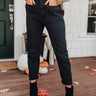 The Levy High Waist Pants In Black Image - 1